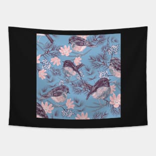 Vintage bird pattern Tapestry