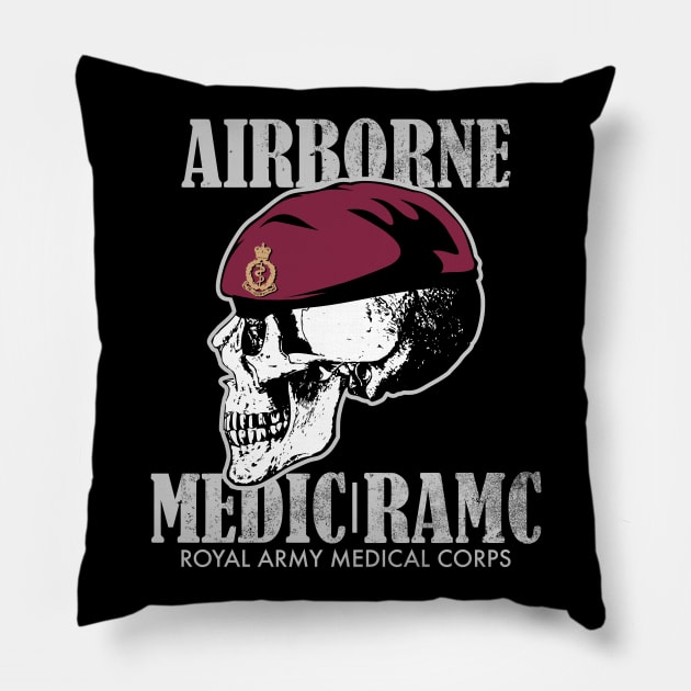 Airborne Medic (distressed) Pillow by TCP