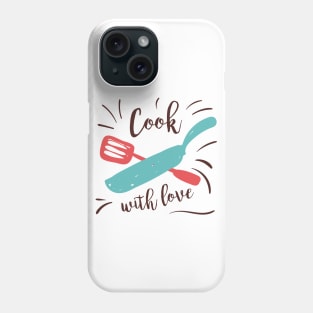 Cook with Love Splash Phone Case