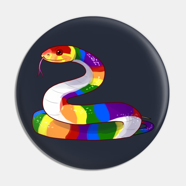 Homosssexual Snake Pin by candychameleon