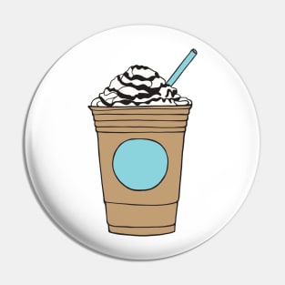 Blended Frappe Illustration Pin