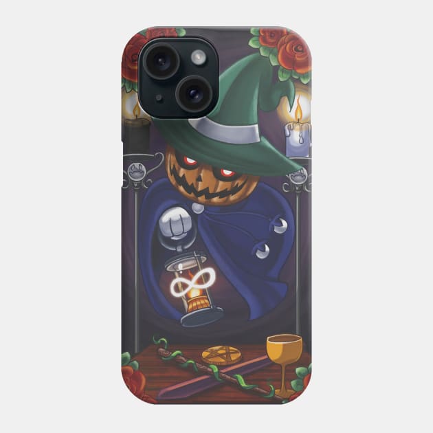 Pyro Jack Magician Tarot Phone Case by TerraTerraCotta