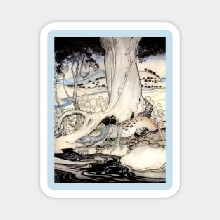 The Questing Beast - Arthur Rackham Magnet