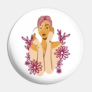 Flower Girl 1 Fall Pin