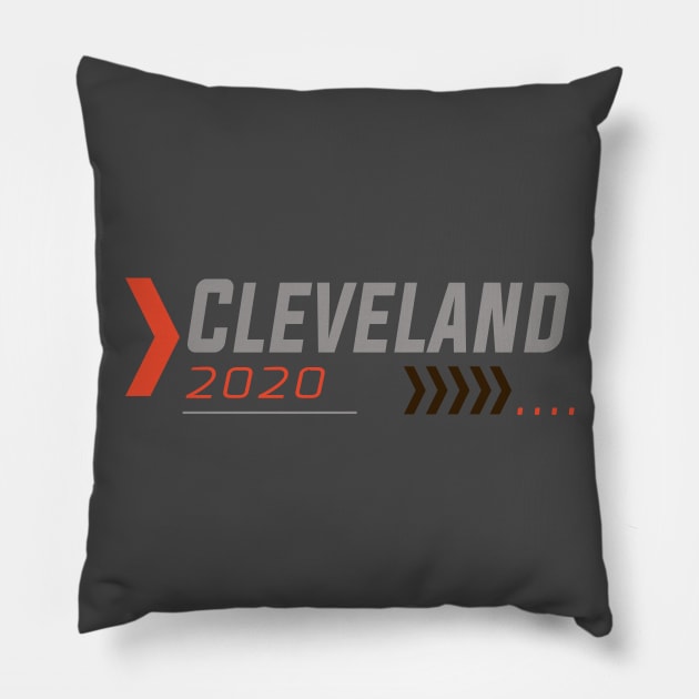 Cleveland Football Team Pillow by igzine