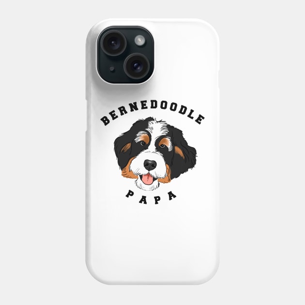 Bernedoodle Papa, Bernedoodle Dad, Bernedoodle Guy, Bernedoodle Lover Phone Case by sockdogs