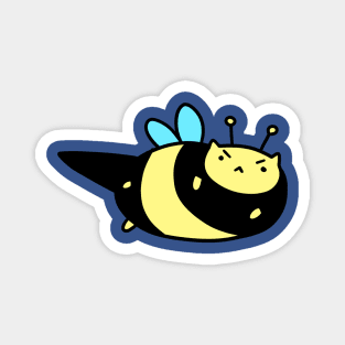 Angry Bumblebee Kitty Magnet