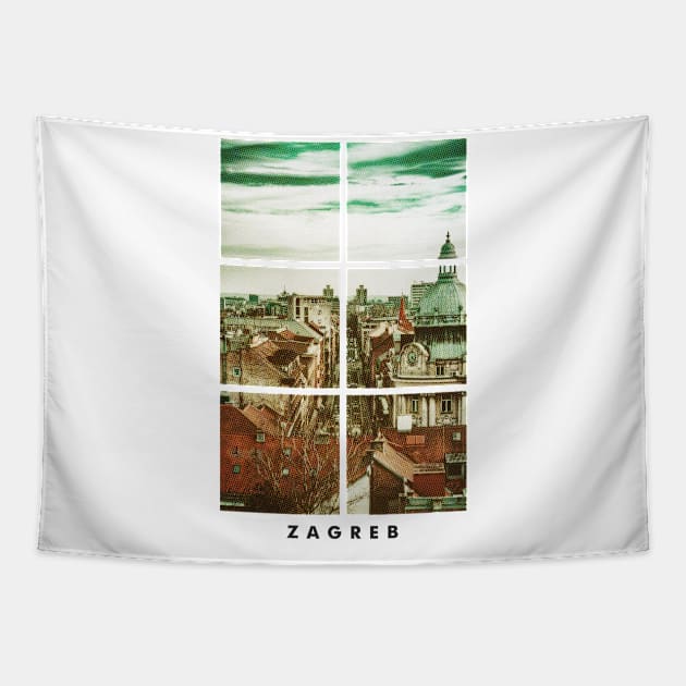 Zagreb Croatia Tapestry by SerenityByAlex