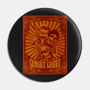 SUNSET CURVE ROCK BAND (POSTER VERSION) #3 Pin