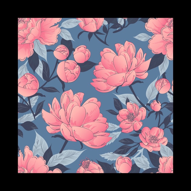 Flower Pattern pink by diiiana