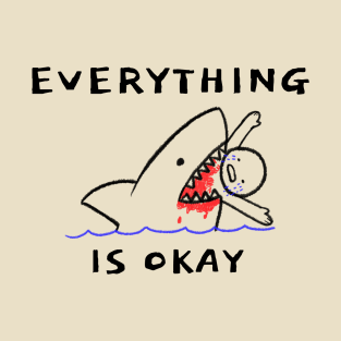 Everything Is Okay Funny Sarcasm T-Shirt