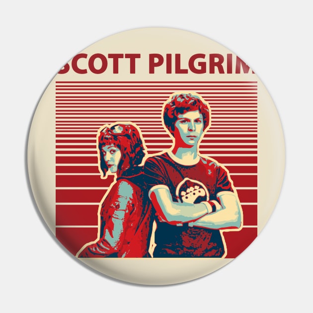 scott pilgrim vs the world vintage Pin by clownescape