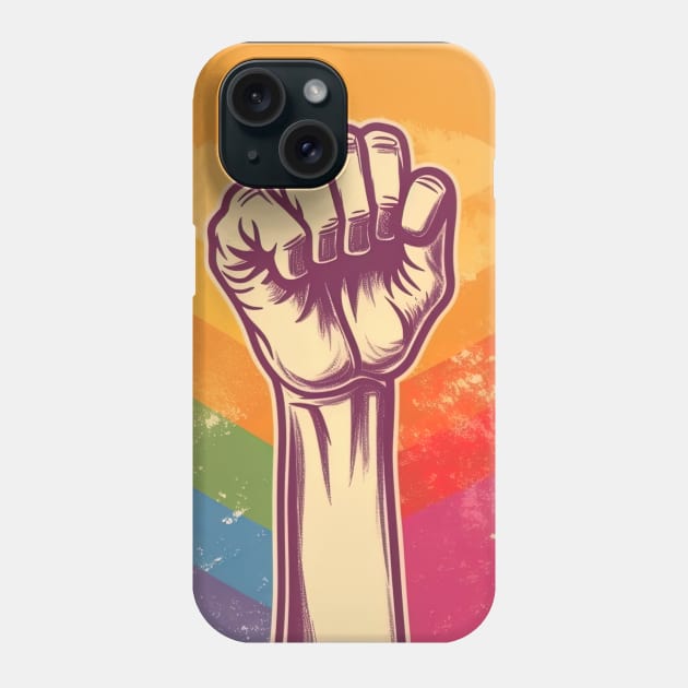 Support for LGBTQ+ Phone Case by Maverick Media