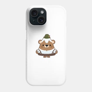 Bavarian mountain bear Phone Case