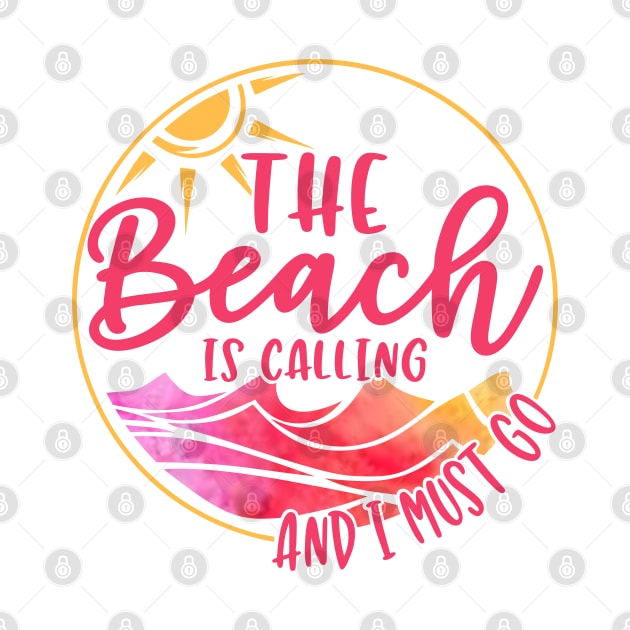 Sunset Beach is Calling by IconicTee