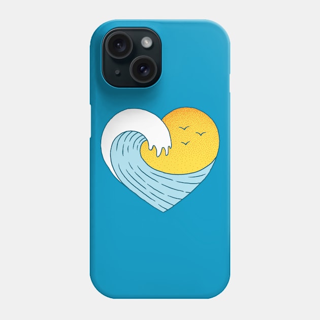 Surf Love Phone Case by HabbyArt