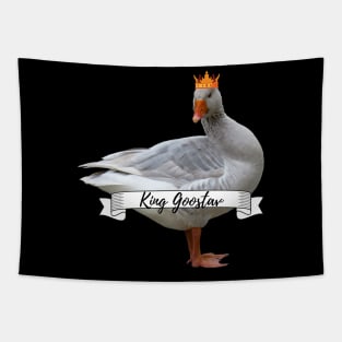 Royal Geese King Goostav Funny Goose Lover Gift Tapestry