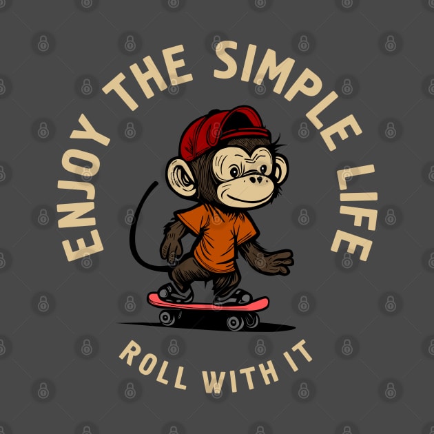 monkey skateboard by simamba21