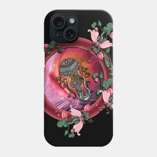Elegant colorful jellyfish Phone Case