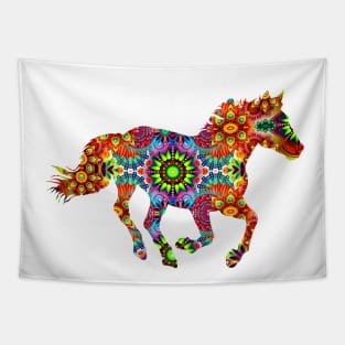 colorful horse Tapestry