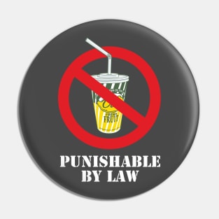 Del's - Punishable By Law - Dark Pin