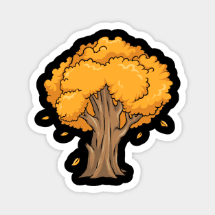 Tree - Autumn Tree Magnet