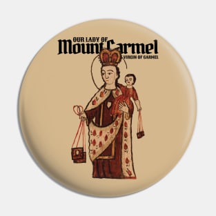 Ancient Art Our Lady of Mount Carmel Pin