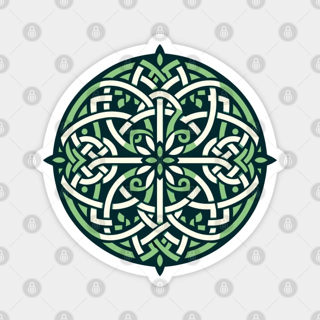 Eternal Celtic Knotwork Mandala Art 1 Magnet by AmandaOlsenDesigns