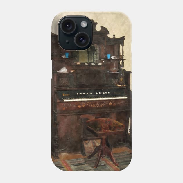 Music - Large Organ in Parlor Phone Case by SusanSavad