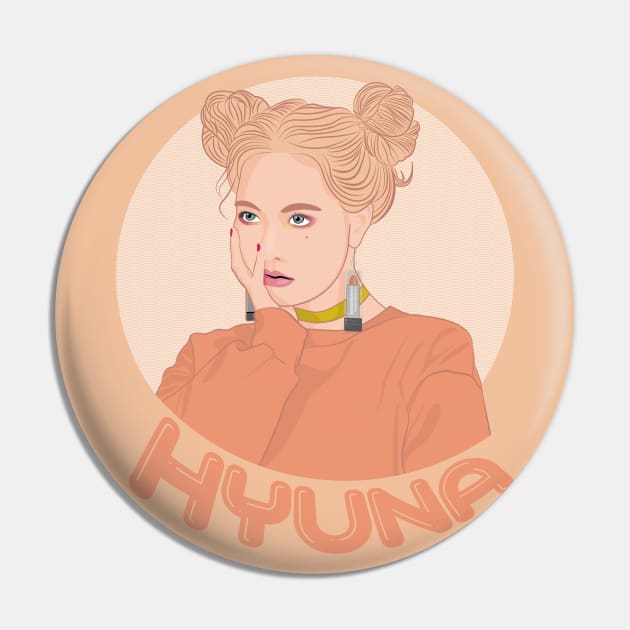 HYUNA Pin by BurningRed