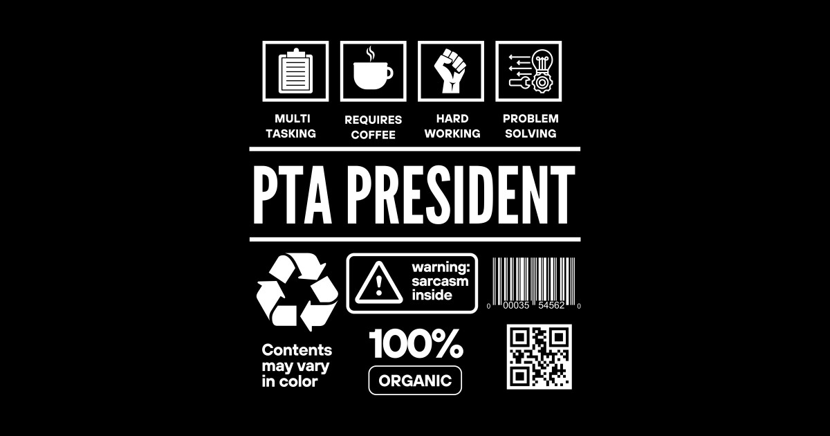 Funny Pta President Pta President TShirt TeePublic