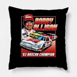 Bobby Allison 83 Champion Pillow