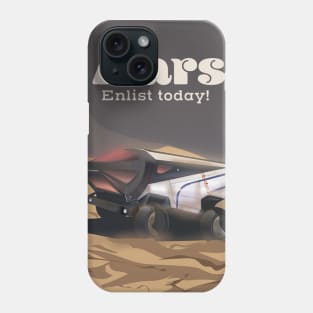 Mars Enlist Today space art Phone Case