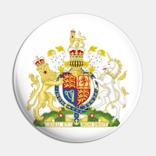 Royal Coat of Arms of the United Kingdom Pin
