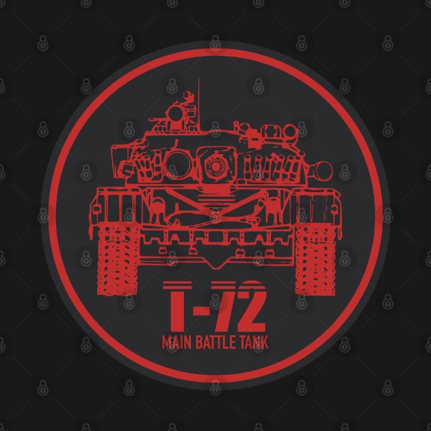 T-72 Tank Patch (Small logo) by TCP