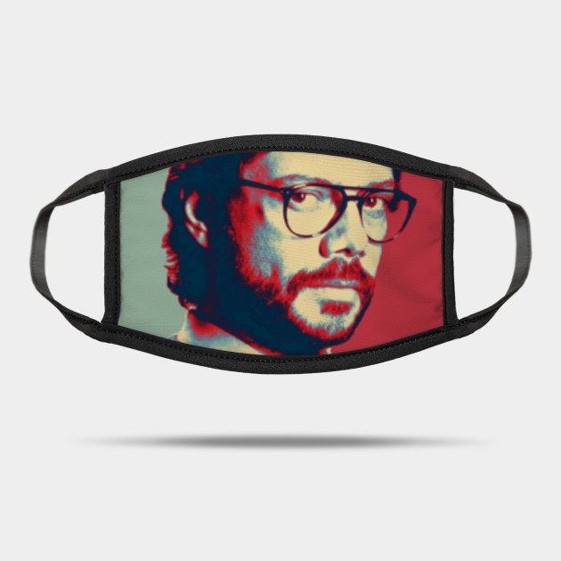 El Profesor La Casa De Papel Mask Teepublic