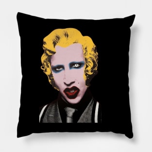 Marilyn Manson Art Pillow
