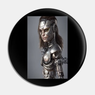 Cyborg Girl Robot Sci Fi Cyborgs Pin