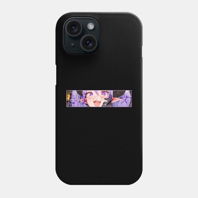 Lewd Demon Girl Eyes Phone Case by cocorf