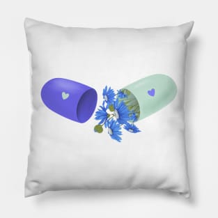 Flower pill Pillow