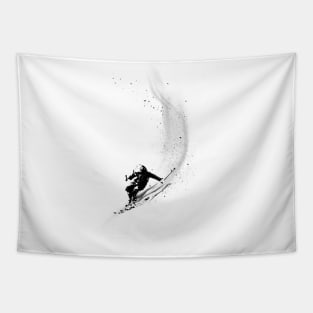 Powder - Snow Sports Design Tapestry