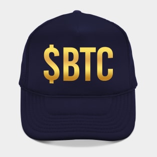 $BTC, Bitcoin in Golden Hat