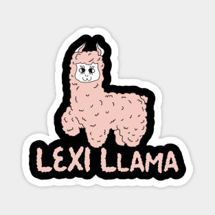 Lexi llama Magnet