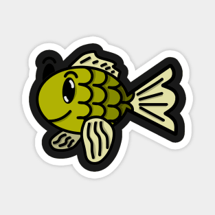 Yellow Fish Magnet