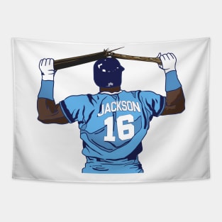 Bo Jackson Bat Break Tapestry