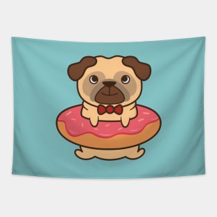 Cute and Kawaii Adorable Pug Tapestry