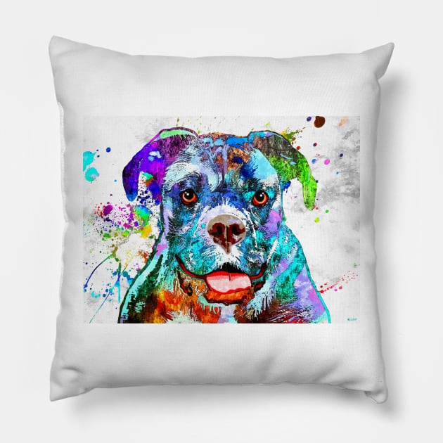 Boxer Pillow by danieljanda