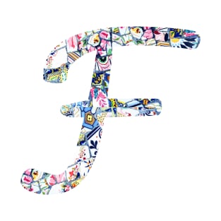 Gaudi Mosaic Letter F T-Shirt