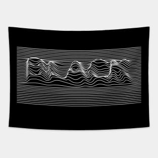 Black Logo Design Tapestry