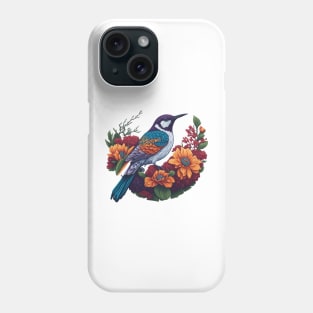 Beautiful Flowers and Bird 2 Phone Case